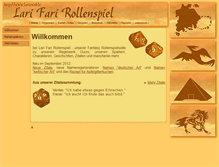 Tablet Screenshot of larisweb.de